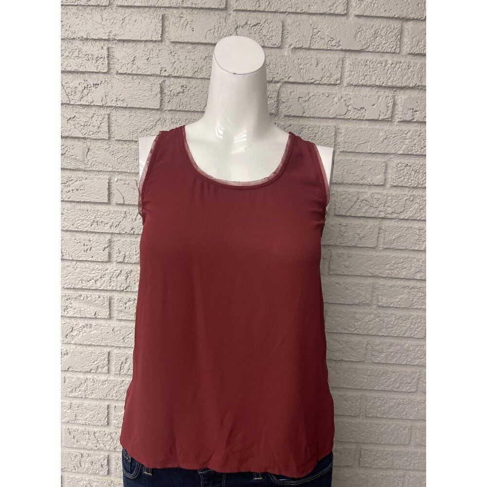 NWT Women Express Brown Sleeveless Cami Size XXS